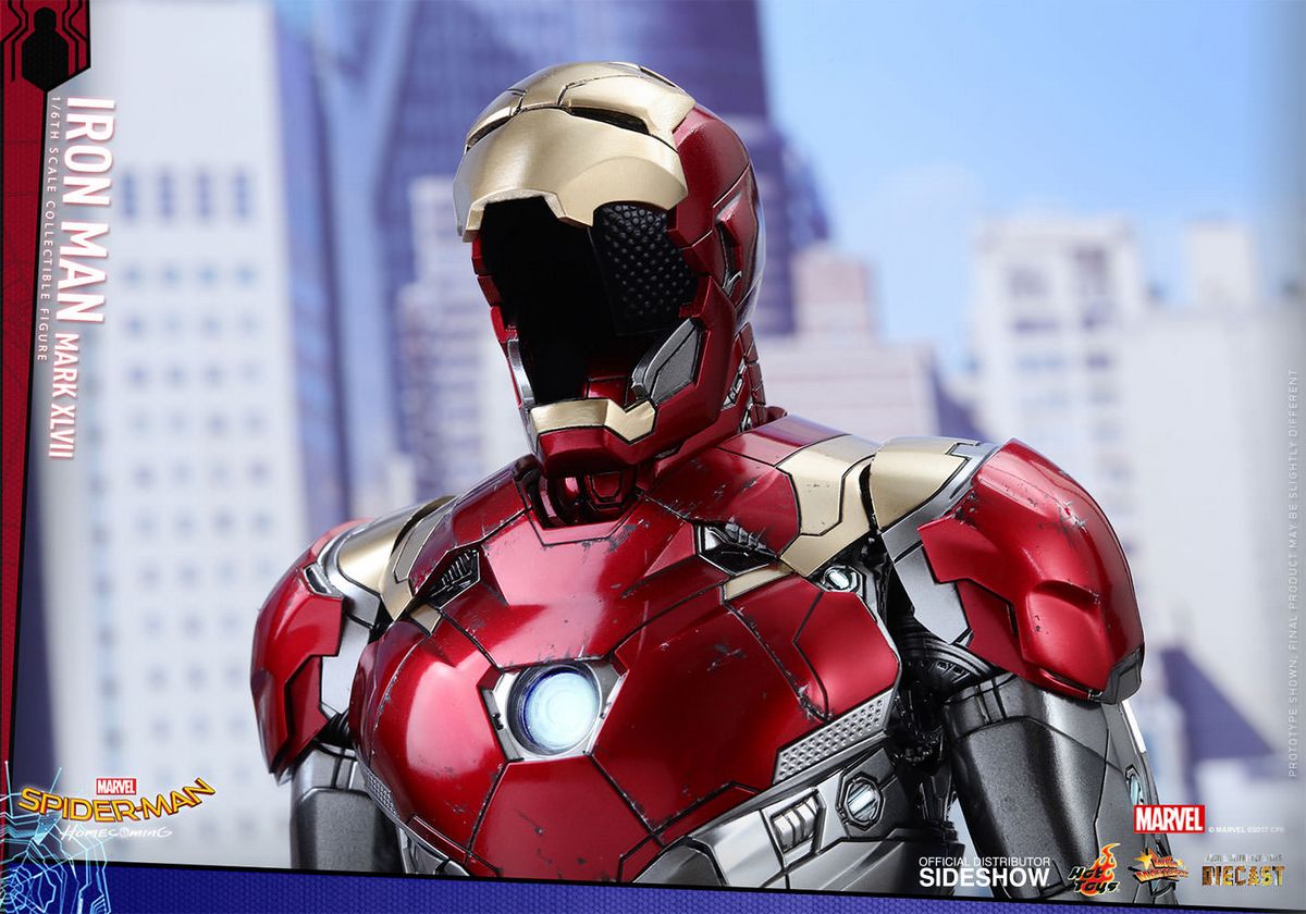 Spider-Man Homecoming - Iron Man Mark XLVII 1/6 Scale ...