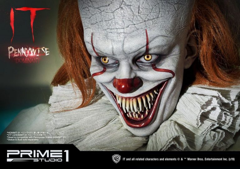 Stephen Kings It 2017 - Pennywise Dominant - Prime 1 Studio 1/2 Scale ...